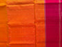 Light Orange and Pink Pure Soft Silk Handloom Saree